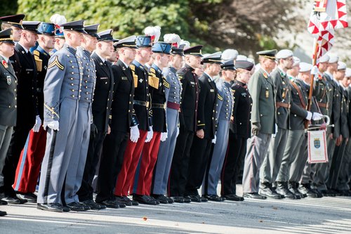 Die internationalen Kadetten der Militärakademie