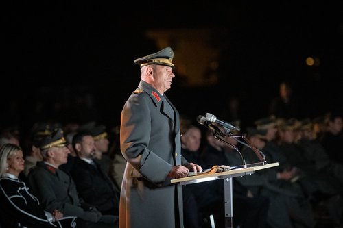 Rede des Akademiekommandanten Generalmajor Pronhagl